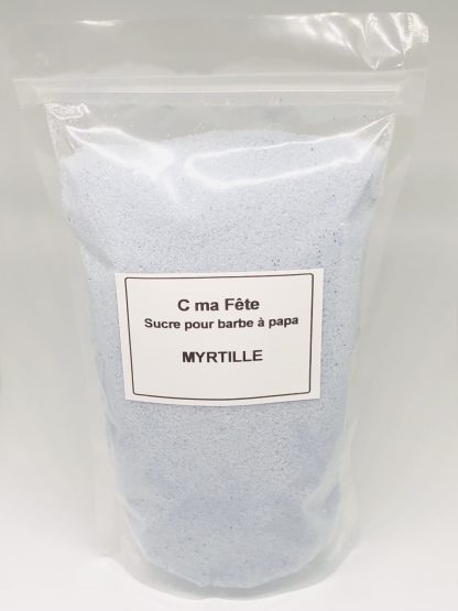Sucre barbe à papa Myrtille 500 g