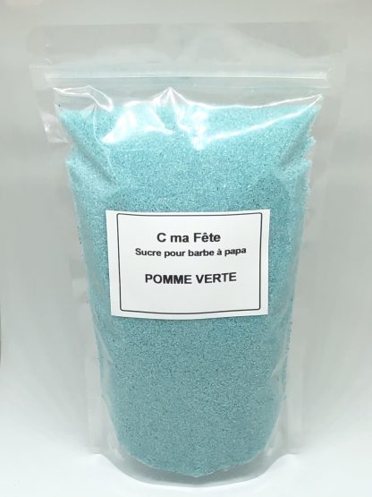 Sucre barbe à papa Pomme Verte, 500 g
