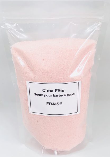 Sucre barbe à papa Fraise, 500 g