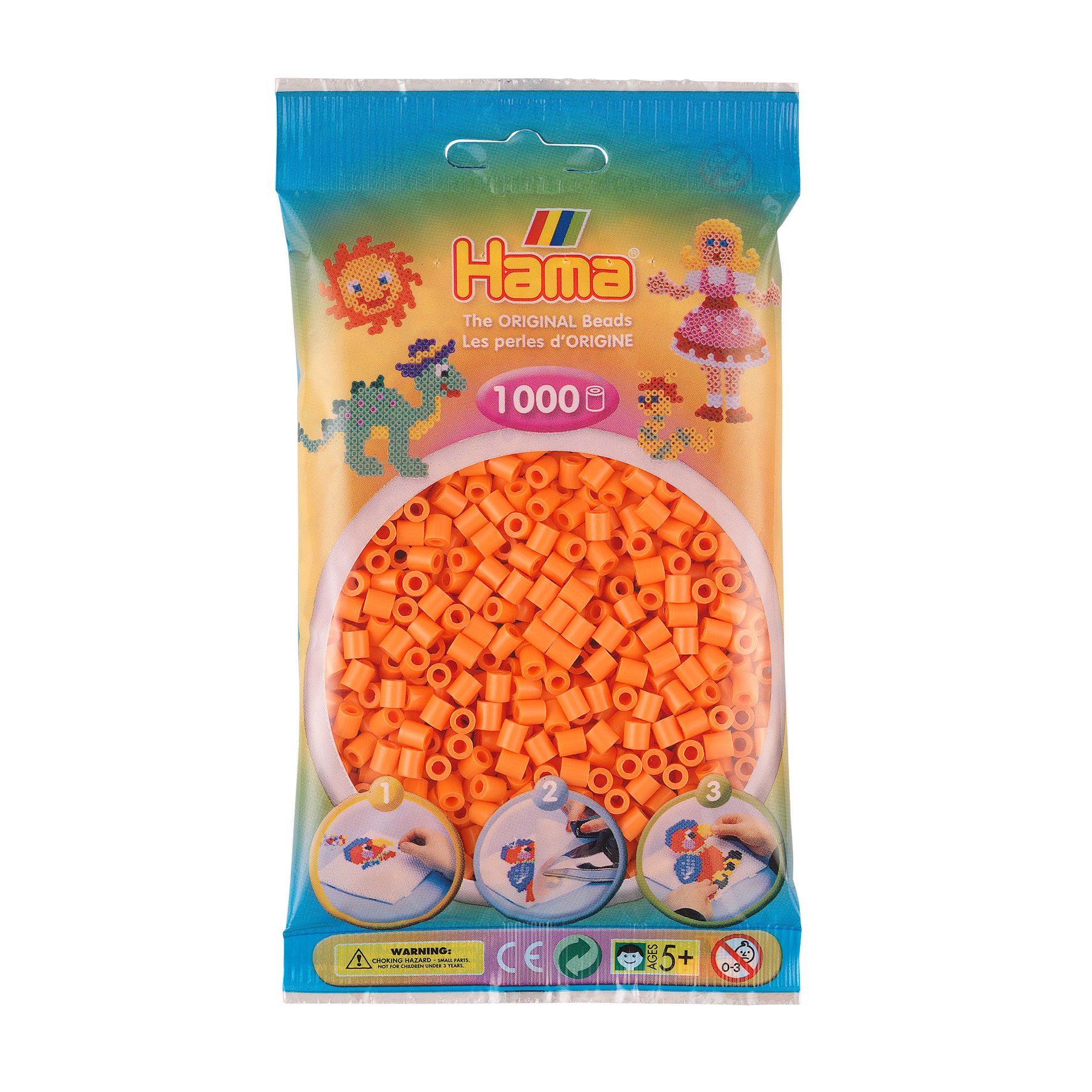 079. Hama sachet 1000 perles abricot