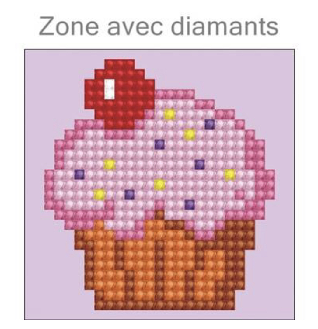 Kit broderie diamant cupcake DDS012 – Image 3