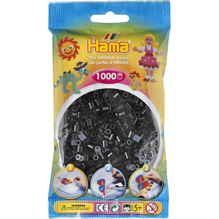 018. Hama sachet 1000 perles noir