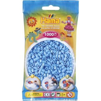 046. Hama sachet 1000 perles bleu pastel