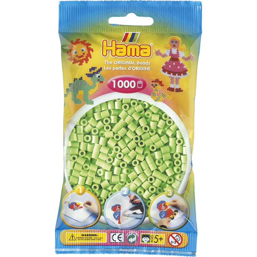 047. Hama sachet 1000 perles vert pastel