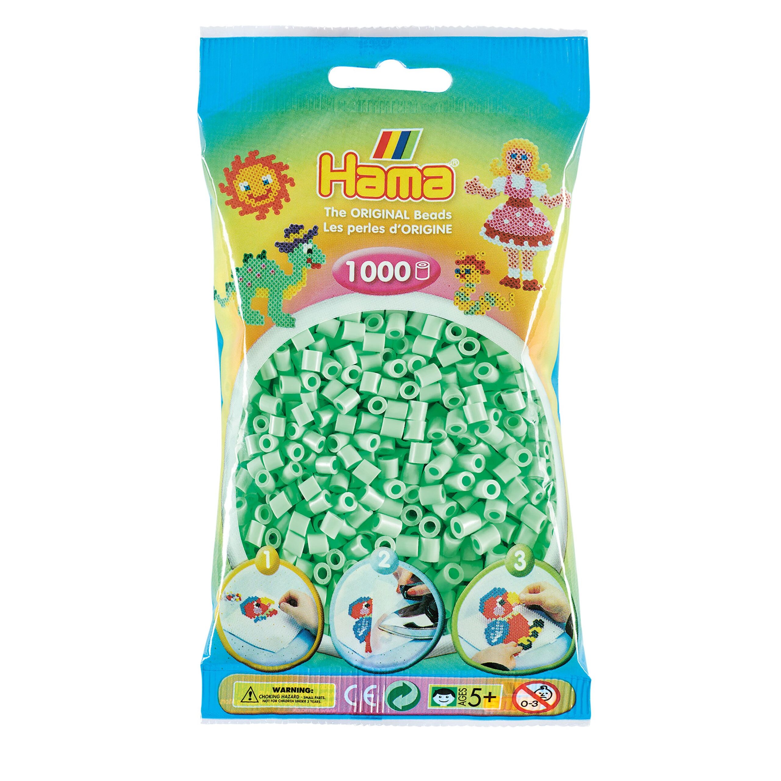 098. Hama sachet 1000 perles menthe pastel