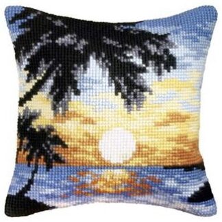 Coussin coucher de soleil - Orchidea