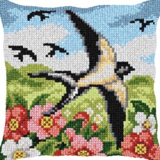 Coussin Hirondelles - Orchidea
