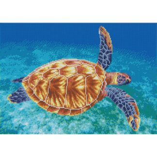 Kit broderie diamant: Tortue DQ10013