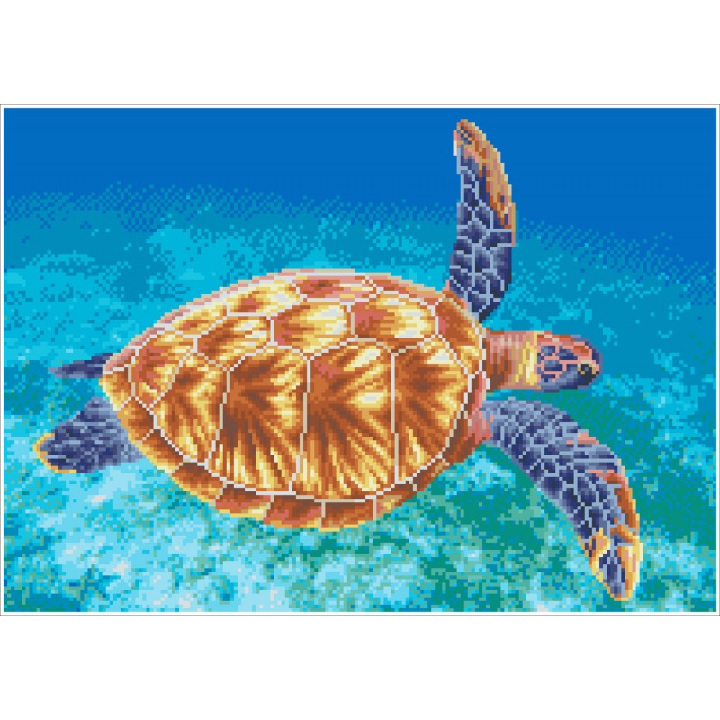 Kit broderie diamant: Tortue DQ10013 – Image 2