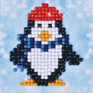 Broderie diamant: pingouin DDS016