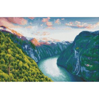 Kit broderie diamant: la Rivière DQ10009
