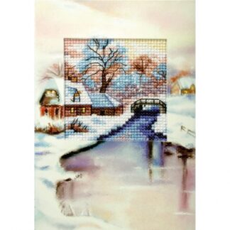 Le ruisseau, Carte à broder - 6197
