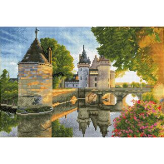 Broderie diamant: Château DQ12002