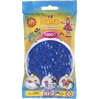 036. Hama sachet 1000 perles bleu néon