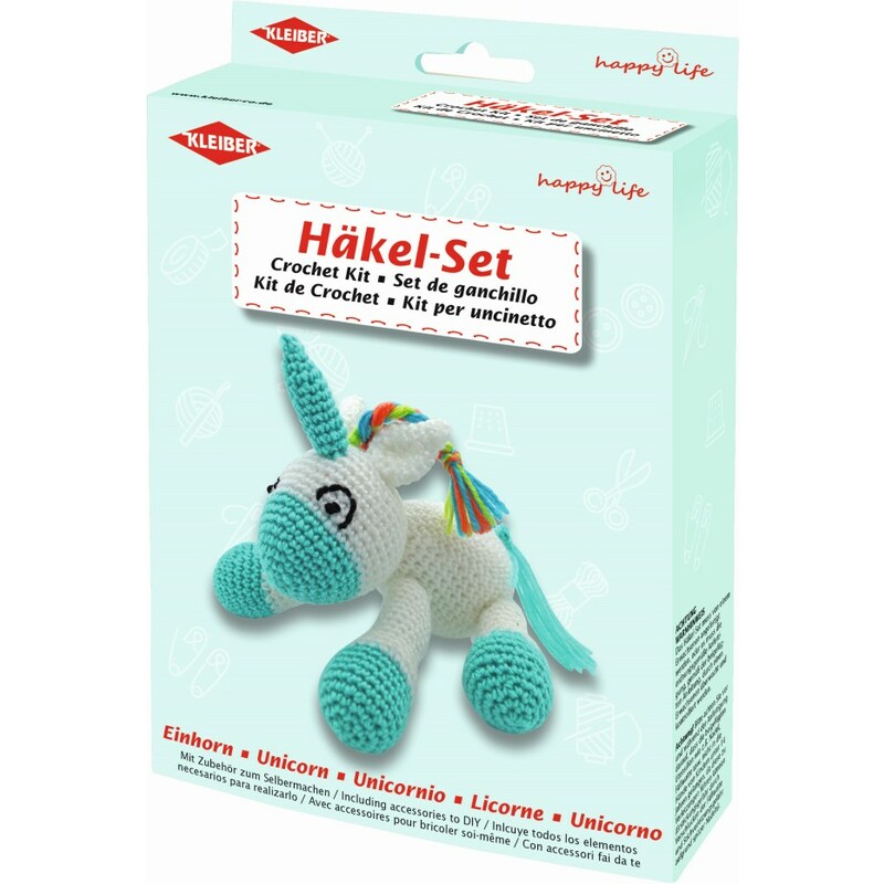 Kit Licorne turquoise au crochet – Image 2