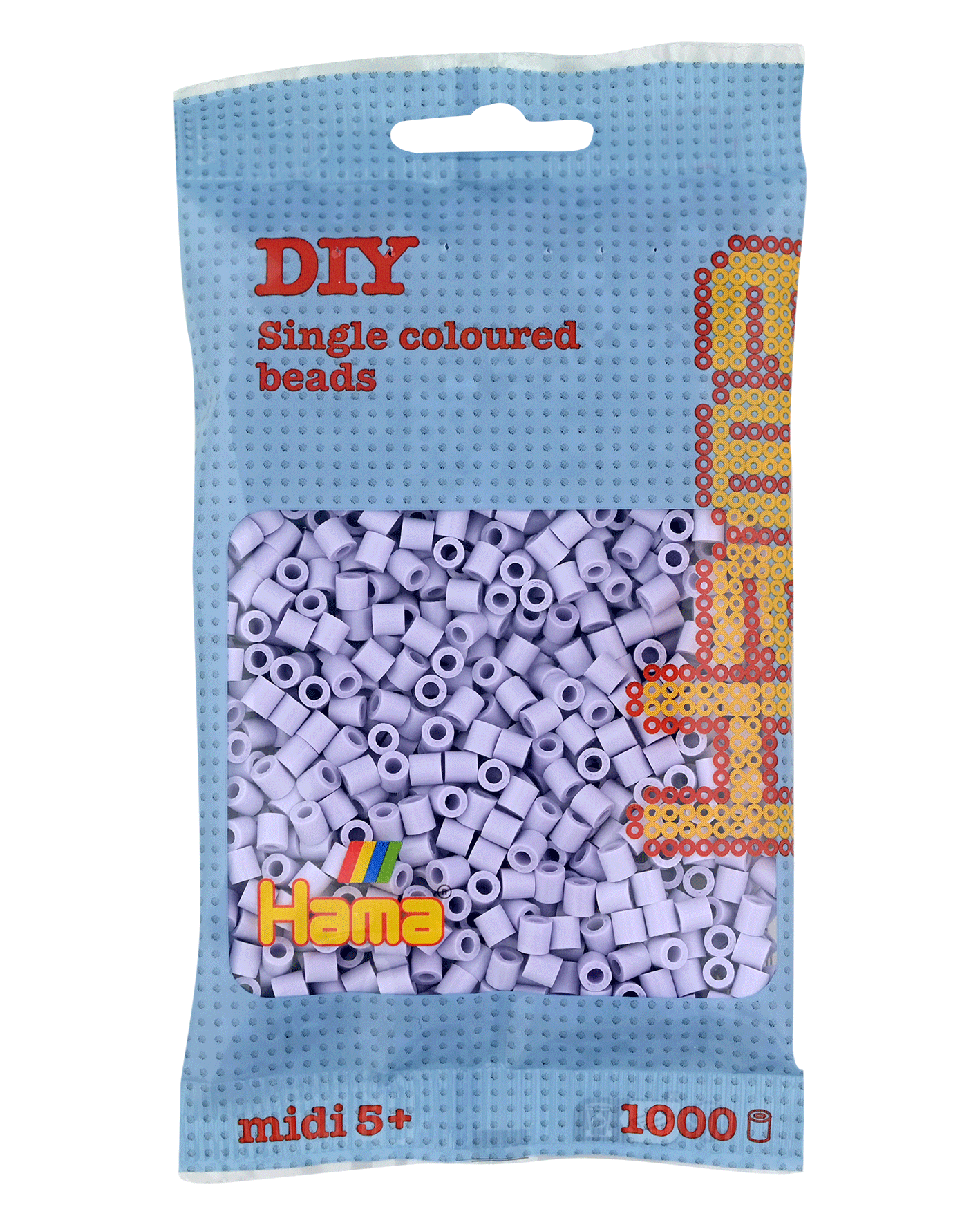 106. Hama sachet 1000 perles lavande claire