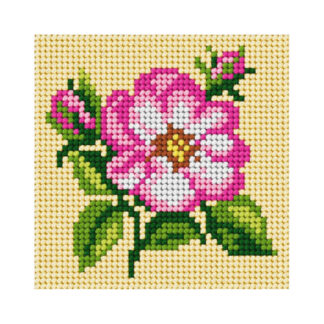 Broderie enfant Rose sauvage - 6748