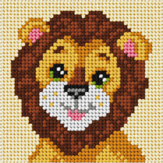 Broderie enfant Grand Lion - 6724