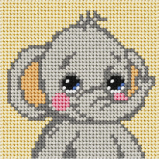 Broderie enfant Éléphant - 6723
