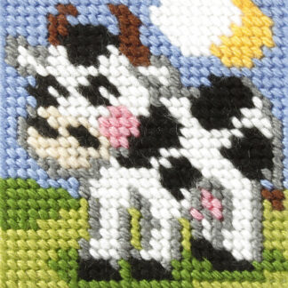 Broderie enfant: petite vache - 9635