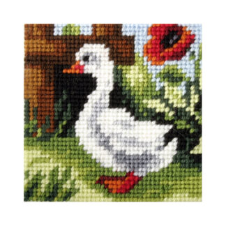 Broderie enfant: Oie blanche - 9602