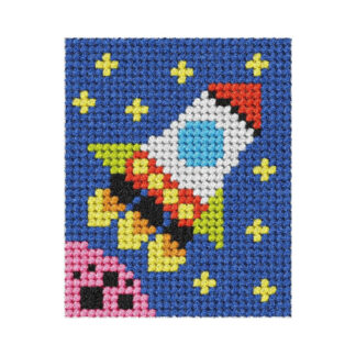 Broderie enfant: Fusée - 9737