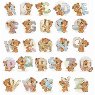 Oursons Alphabet - Luca-S B1201