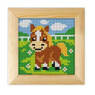 Cheval avec cadre 6721