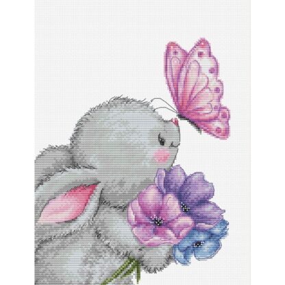 Lapin et papillon - Luca-S B1235