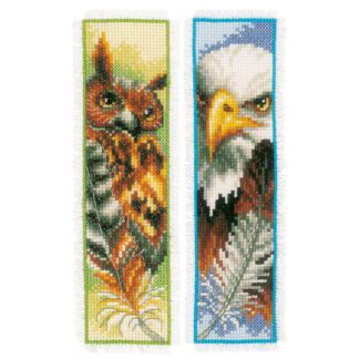 Marque-pages hibou et aigle - Vervaco 146205